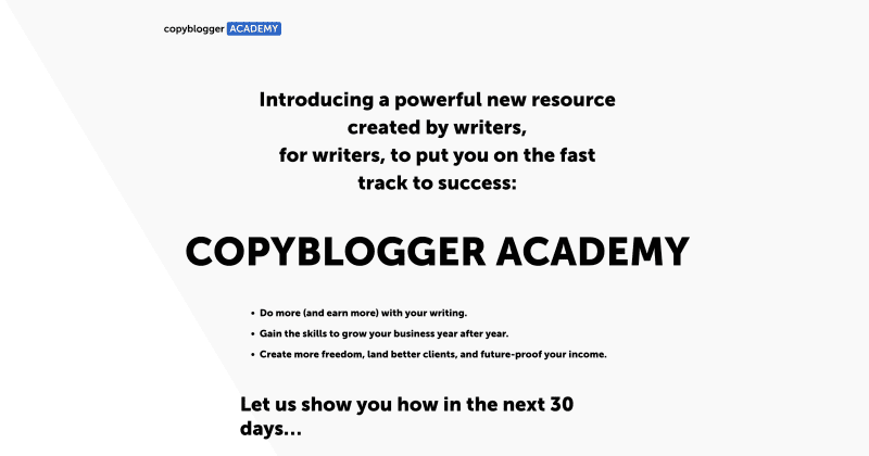 copyblogger copyblogger academy 2023 6525aedcaebcd