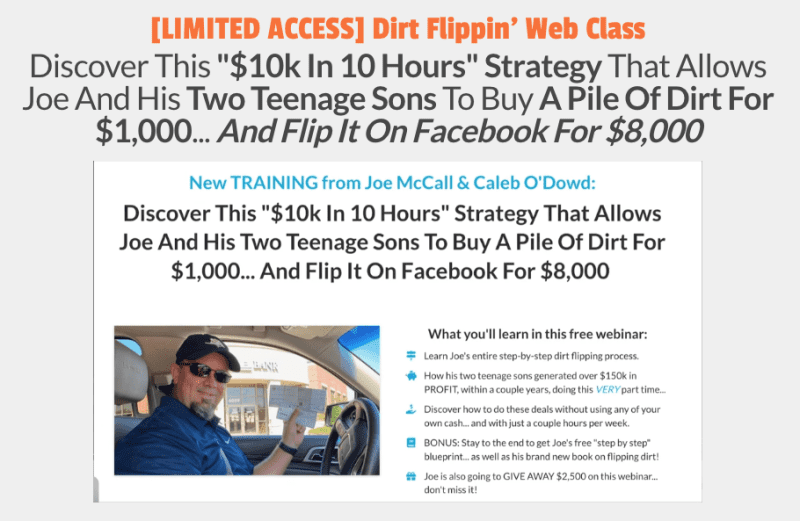 joe mccall simple land flips program 6525b2c042bb6