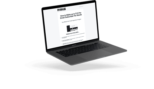 ryan lee the press play email apprentice program 6525a175a1b6a