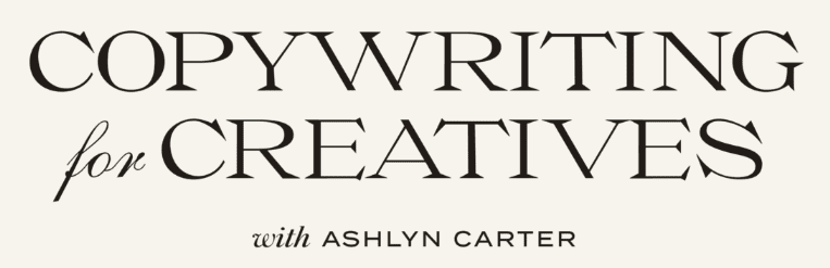ashlyn writes copywriting for creatives 664f135c2cdcf