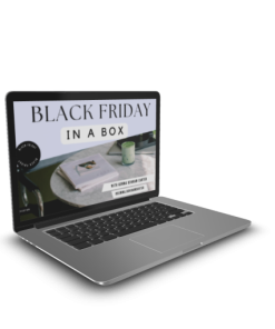 Gemma Bonham-Carter – Black Friday in a Box-Template Pack