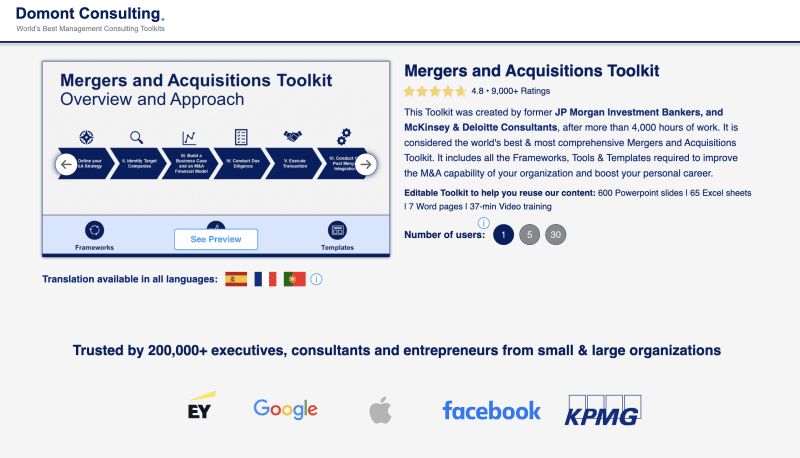 domont consulting mergers and acquisitions toolkit 6836cfbde43c7
