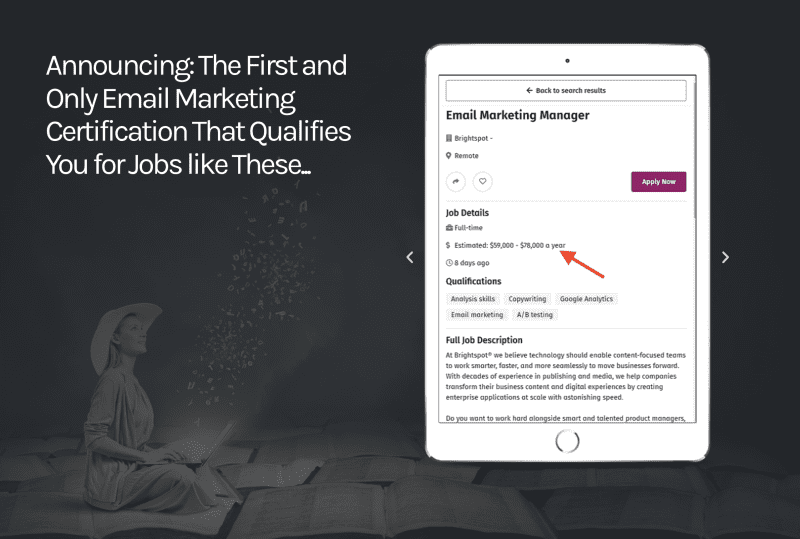 the smart blogger email marketing certification program 6836d05a6e4b4